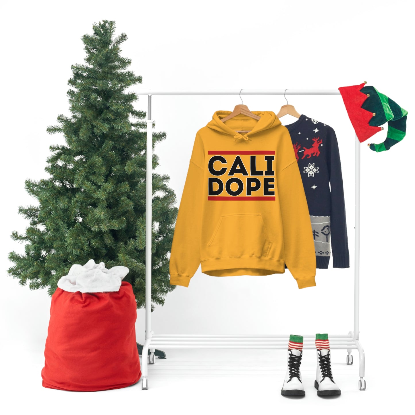 Cali Dope (Black Letters) Unisex Heavy Blend™ Hooded Sweatshirt