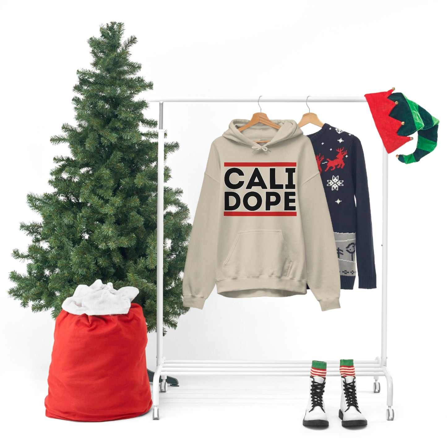 Cali Dope (Black Letters) Unisex Heavy Blend™ Hooded Sweatshirt