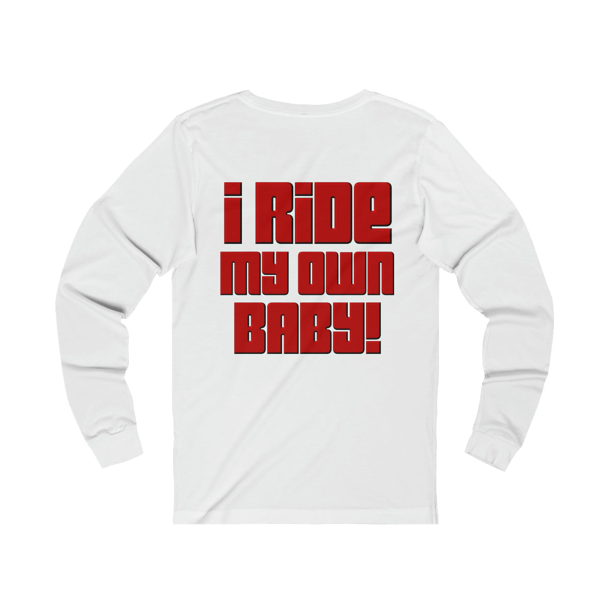Bagger Babe (Red Letters) Unisex Jersey Long Sleeve Tee