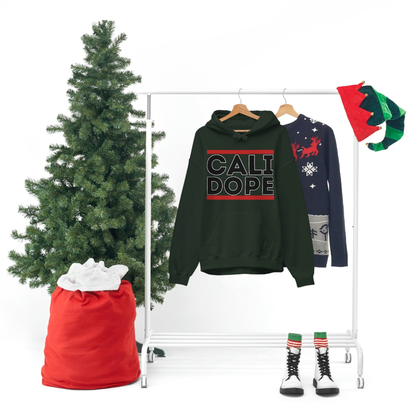 Cali Dope (Black Letters) Unisex Heavy Blend™ Hooded Sweatshirt
