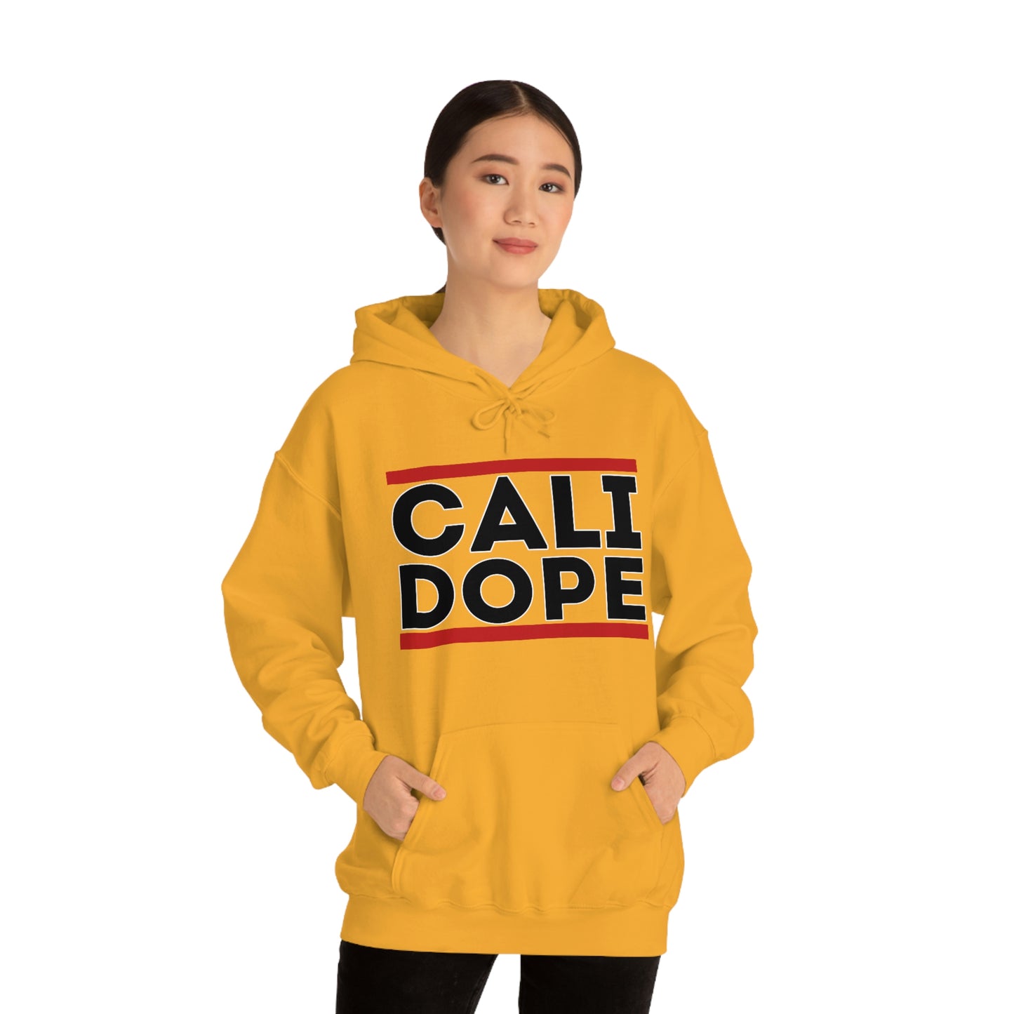 Cali Dope (Black Letters) Unisex Heavy Blend™ Hooded Sweatshirt