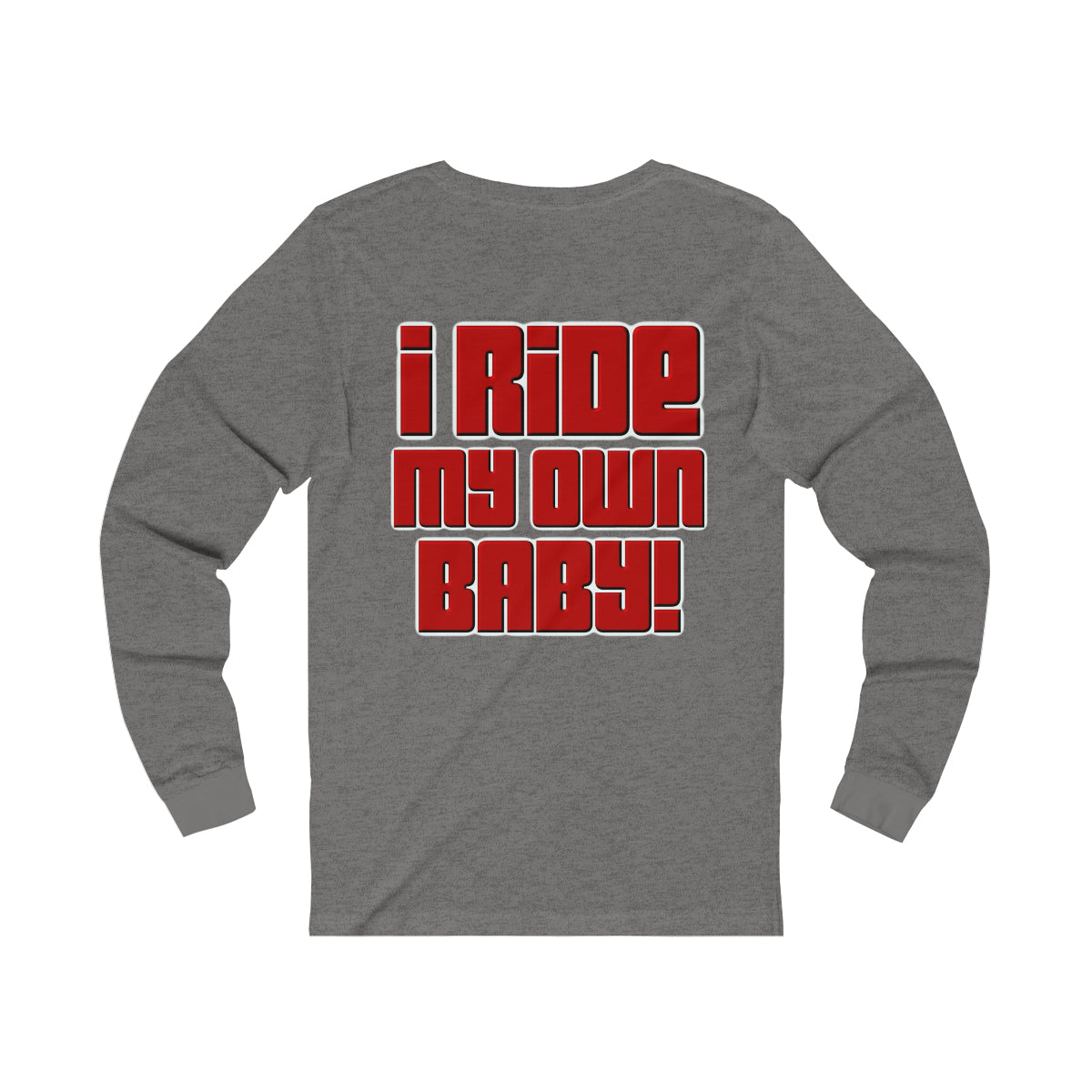 Bagger Babe (Red Letters) Unisex Jersey Long Sleeve Tee