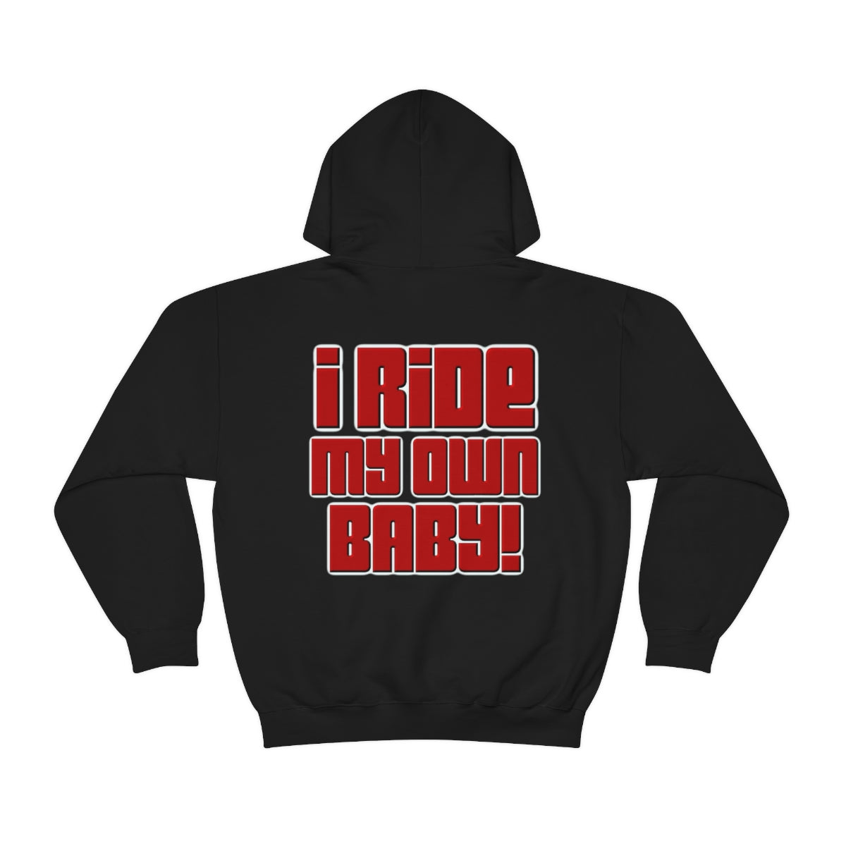 Bagger Babe (Red Letters) Unisex Heavy Blend™ Hooded Sweatshirt