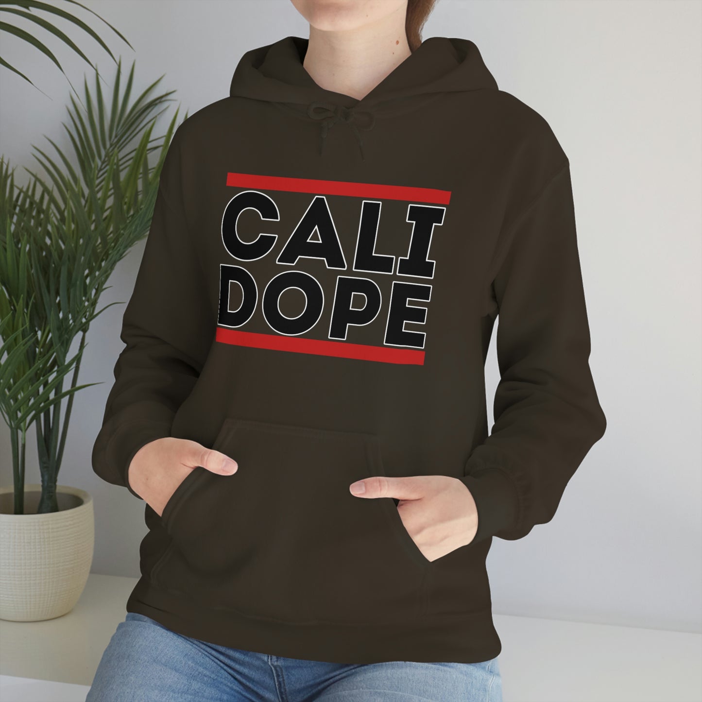 Cali Dope (Black Letters) Unisex Heavy Blend™ Hooded Sweatshirt