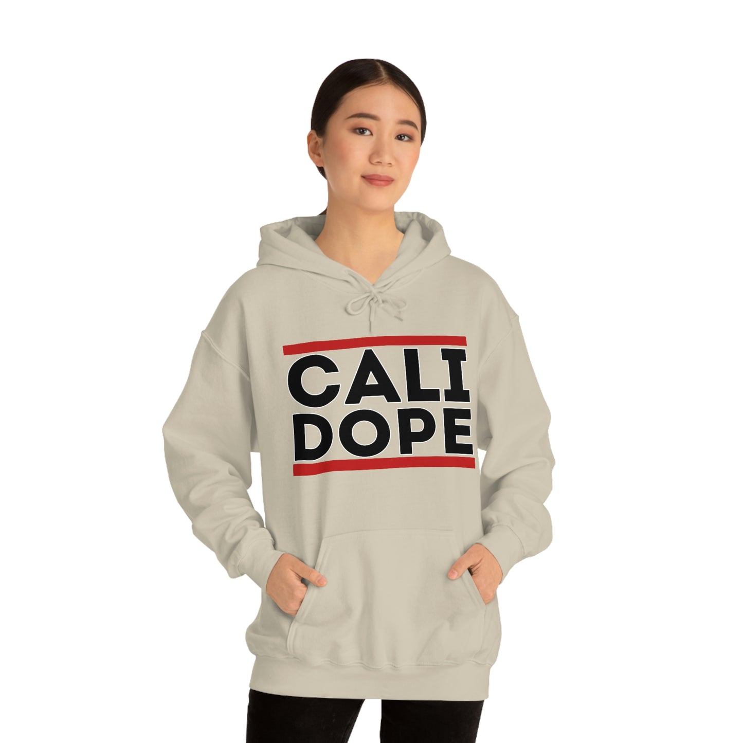 Cali Dope (Black Letters) Unisex Heavy Blend™ Hooded Sweatshirt
