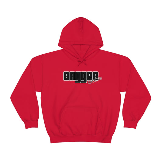 Bagger Babe (Black Letters) Unisex Heavy Blend™ Hooded Sweatshirt