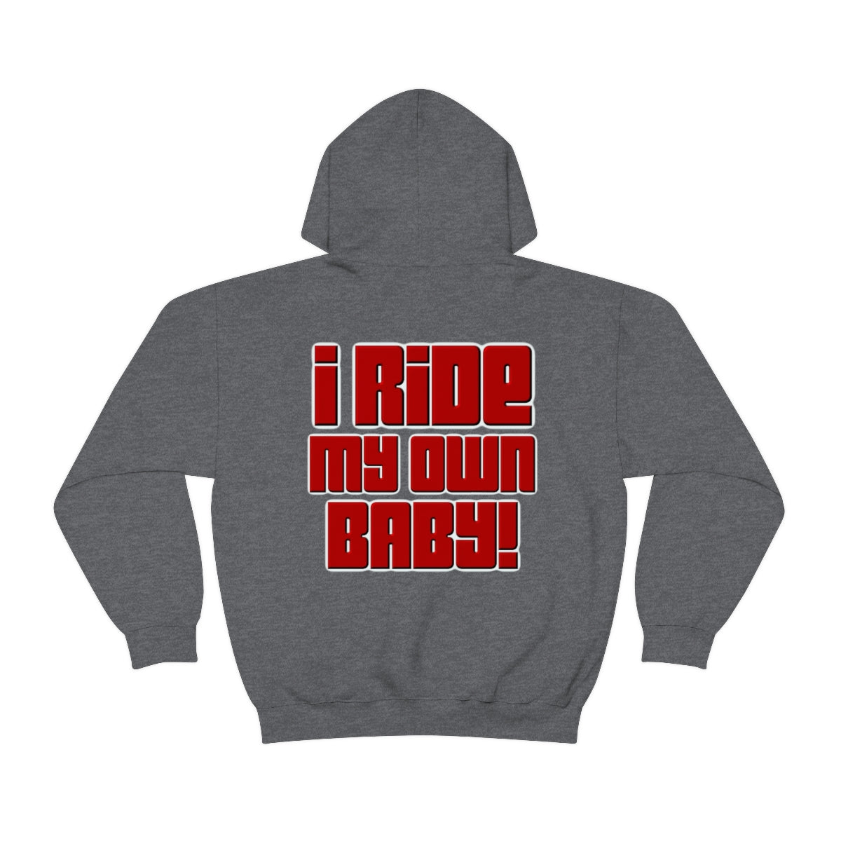 Bagger Babe (Red Letters) Unisex Heavy Blend™ Hooded Sweatshirt