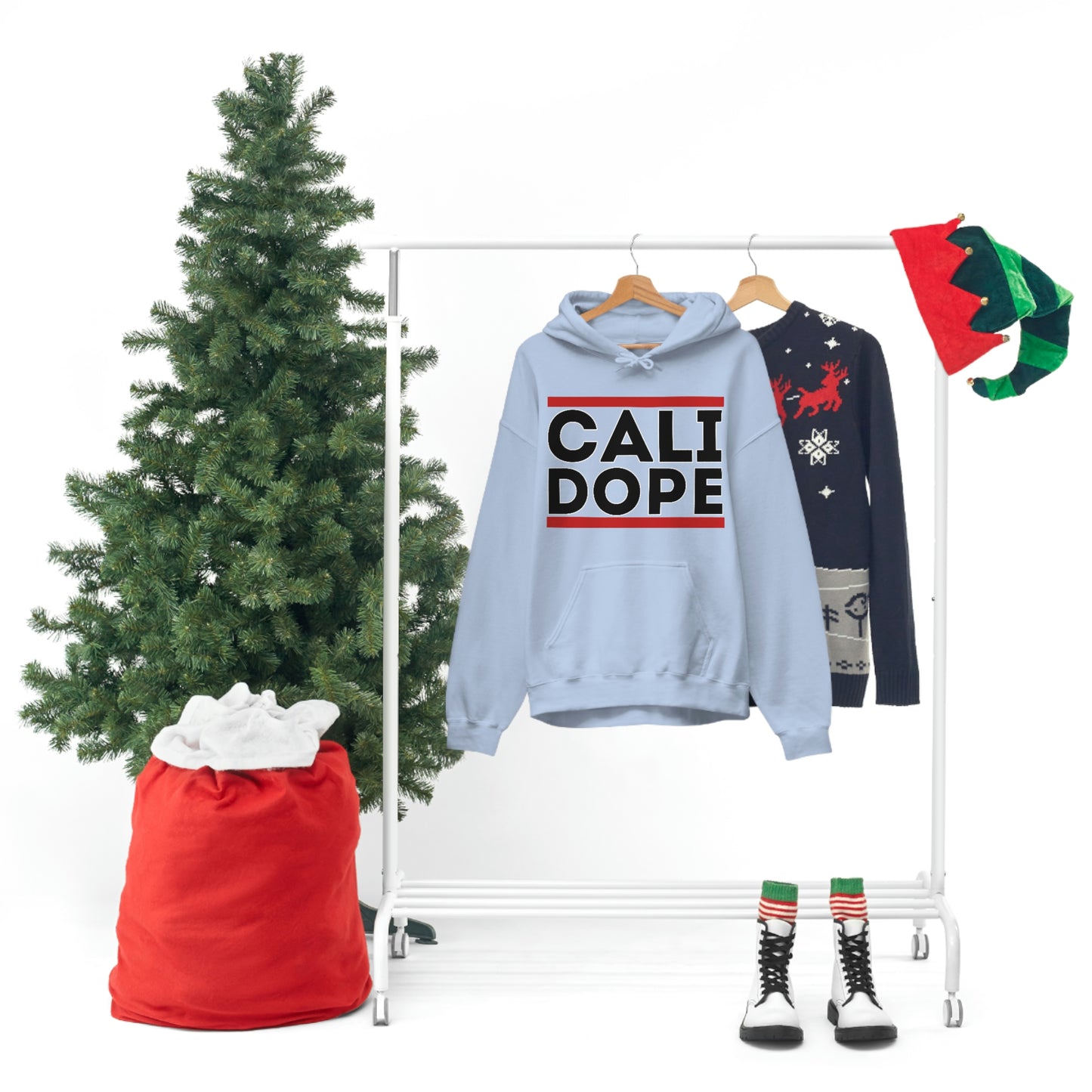 Cali Dope (Black Letters) Unisex Heavy Blend™ Hooded Sweatshirt