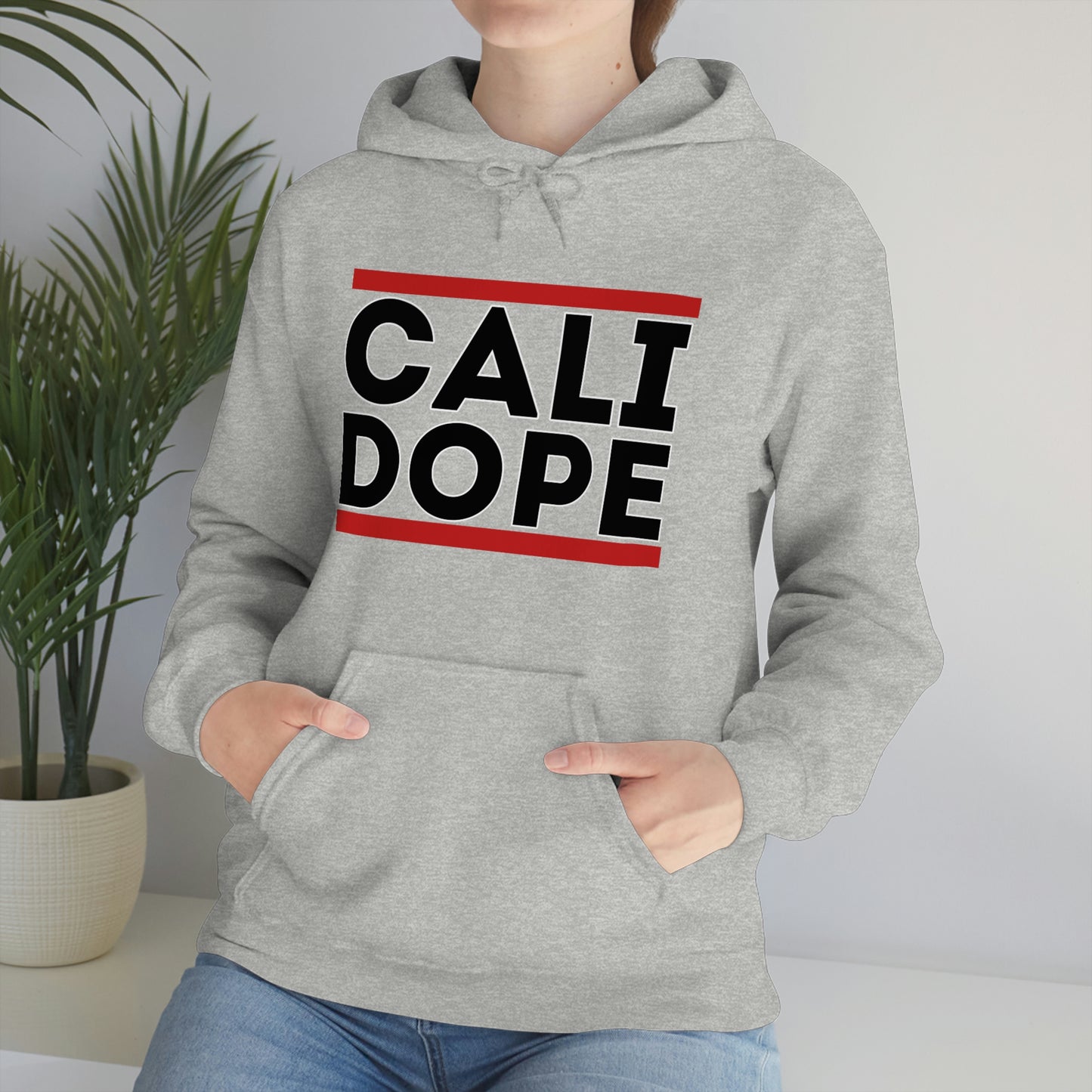 Cali Dope (Black Letters) Unisex Heavy Blend™ Hooded Sweatshirt