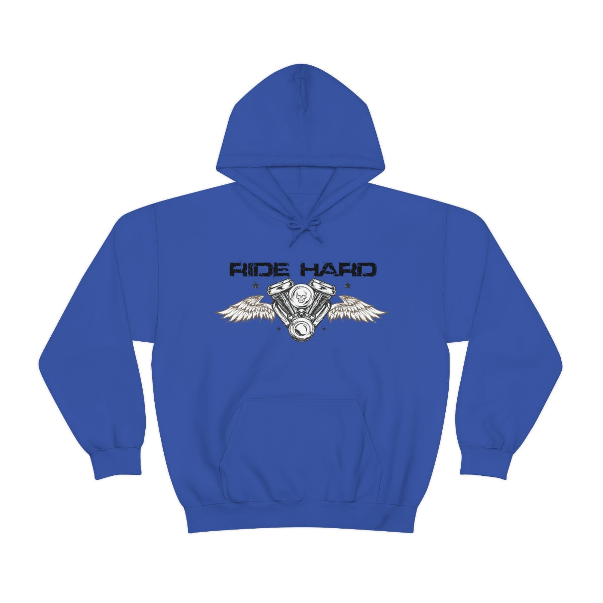 Ride Hard (Black Letter) Unisex Heavy Blend™ Hooded Sweatshirt
