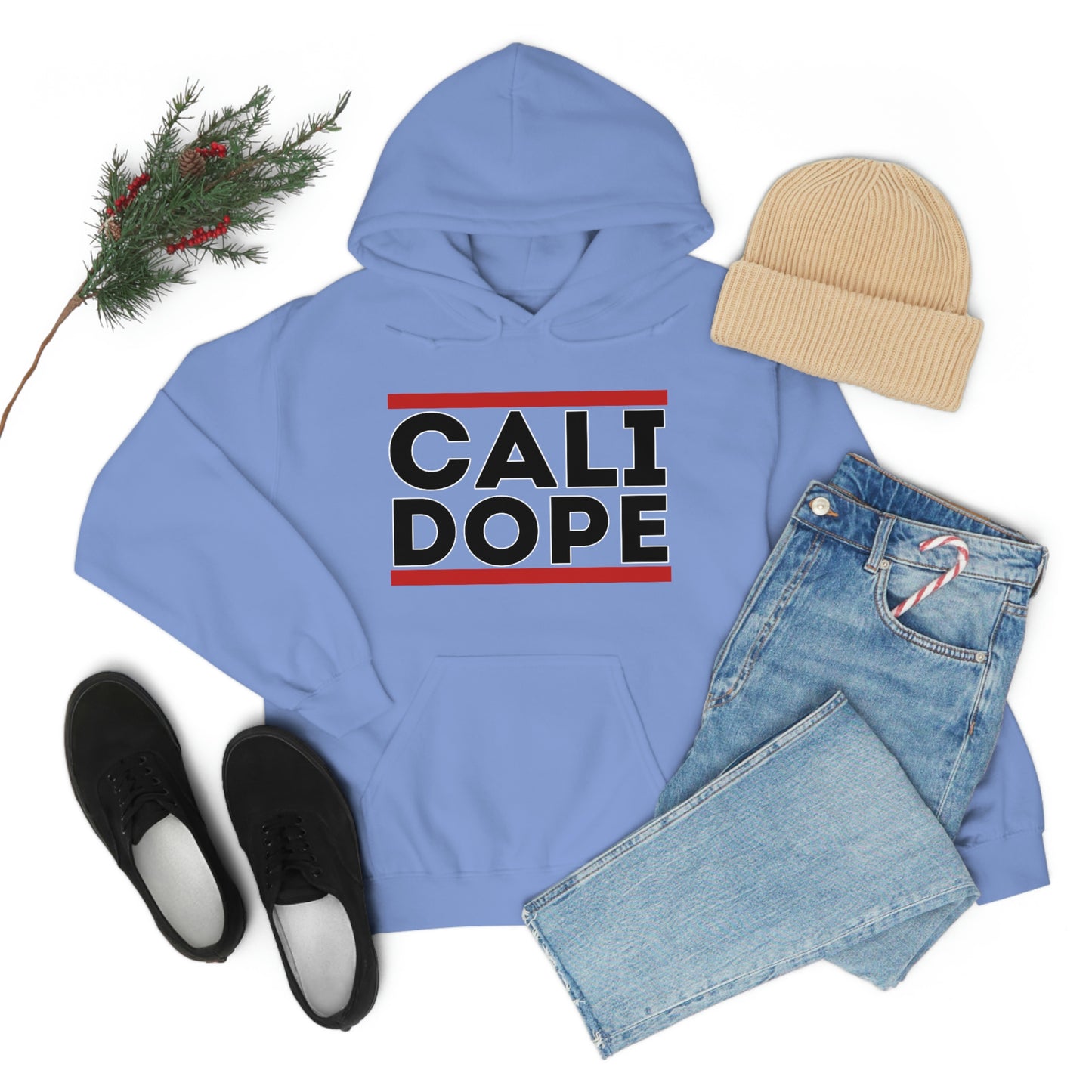 Cali Dope (Black Letters) Unisex Heavy Blend™ Hooded Sweatshirt