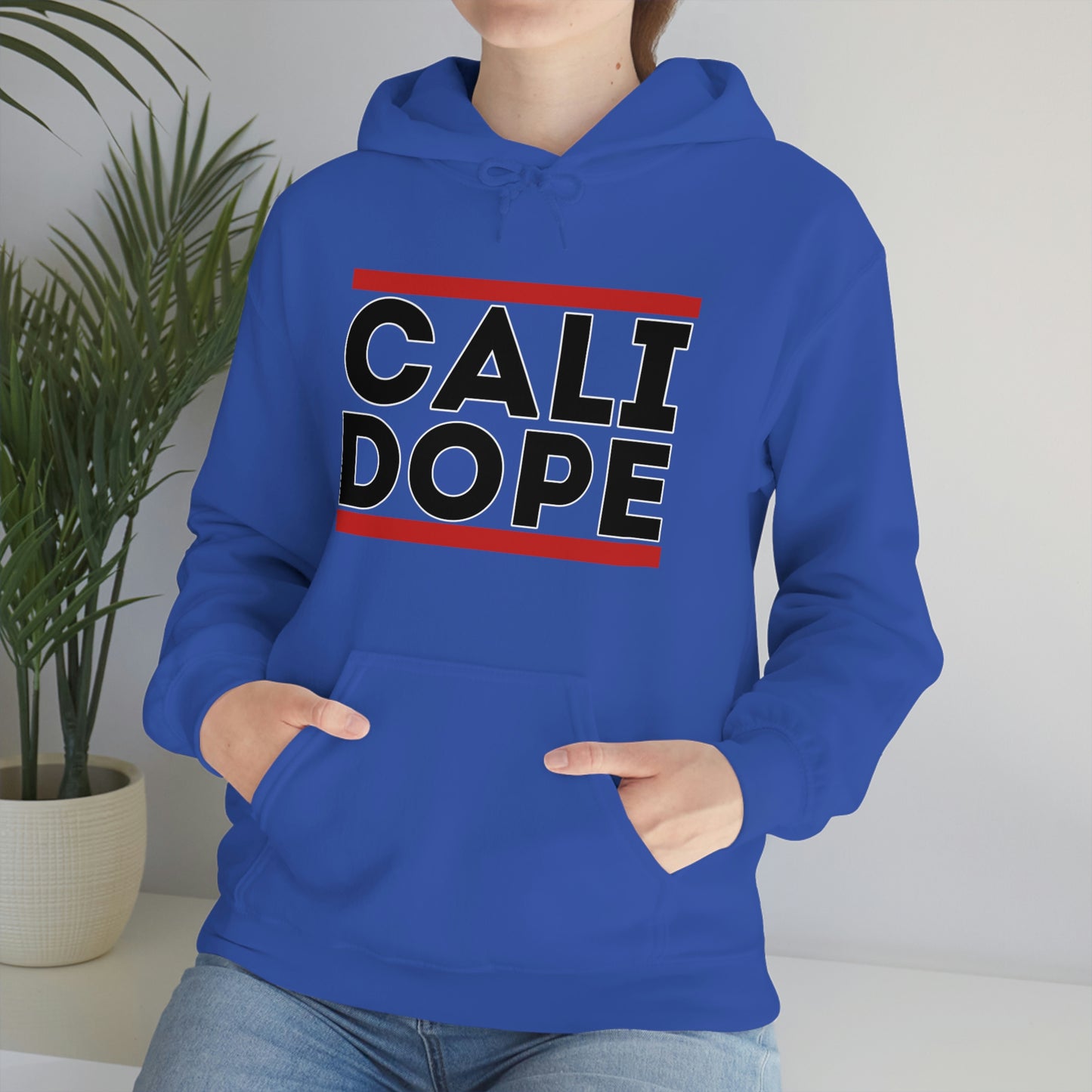 Cali Dope (Black Letters) Unisex Heavy Blend™ Hooded Sweatshirt