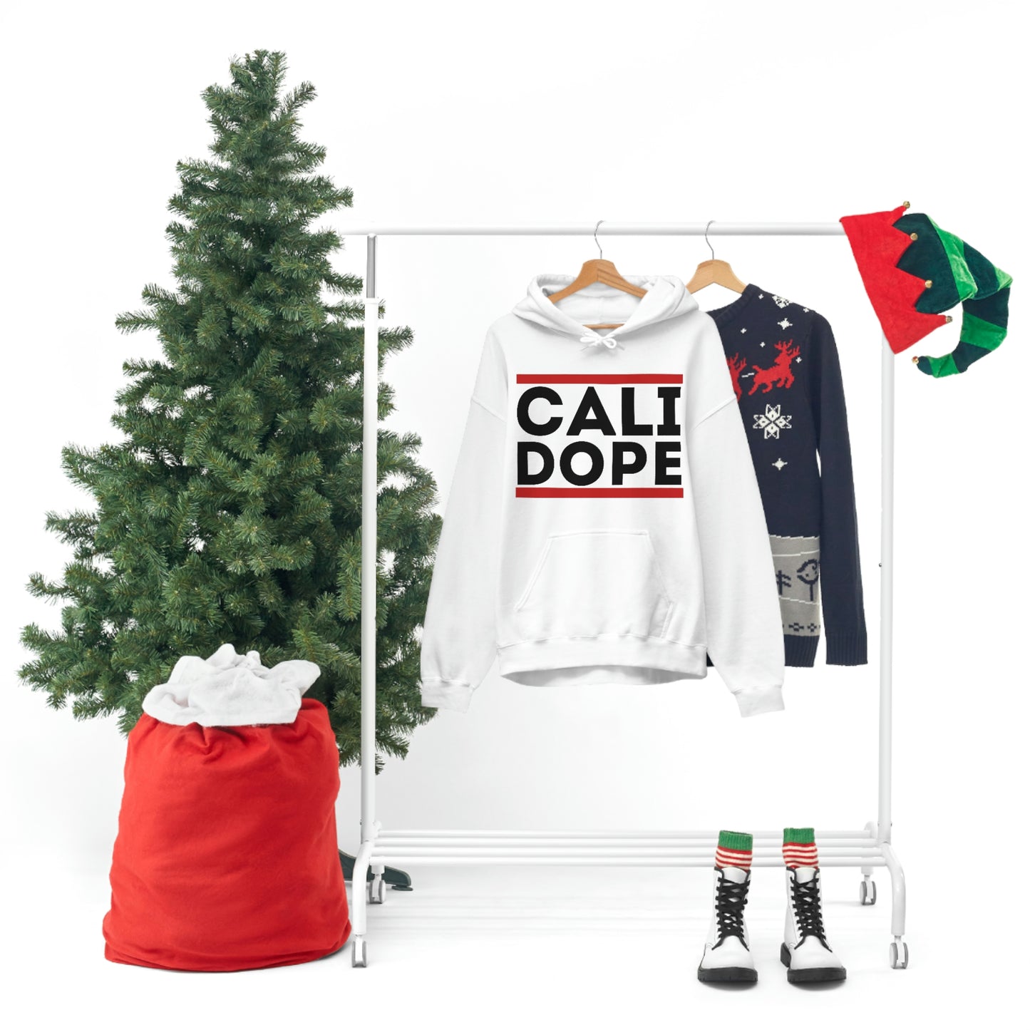 Cali Dope (Black Letters) Unisex Heavy Blend™ Hooded Sweatshirt