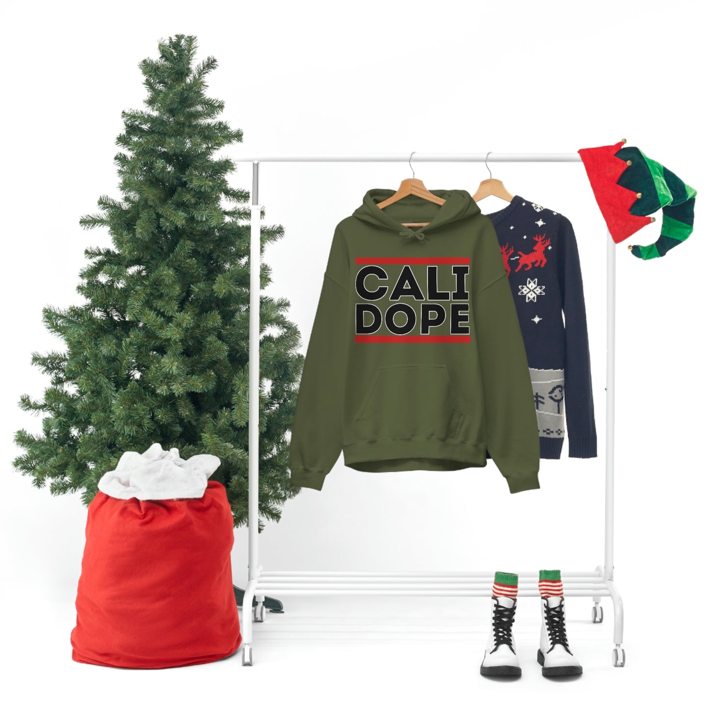 Cali Dope (Black Letters) Unisex Heavy Blend™ Hooded Sweatshirt