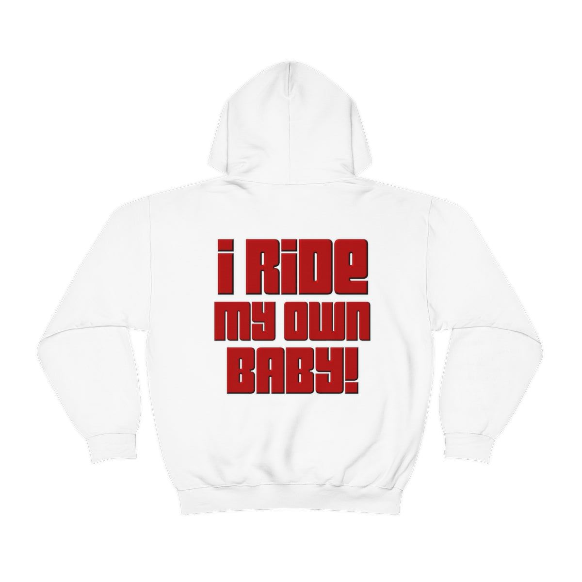 Bagger Babe (Red Letters) Unisex Heavy Blend™ Hooded Sweatshirt
