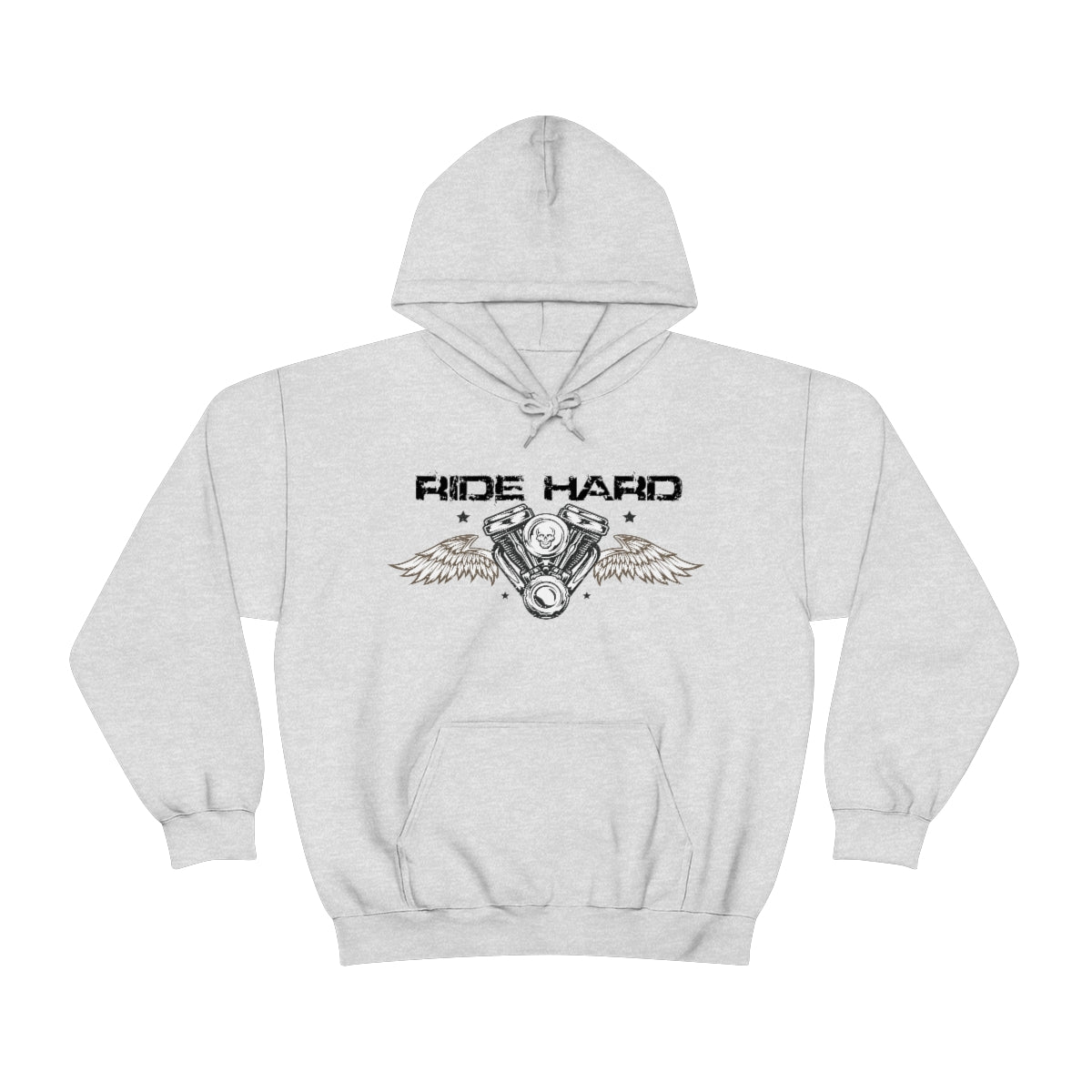 Ride Hard (Black Letter) Unisex Heavy Blend™ Hooded Sweatshirt