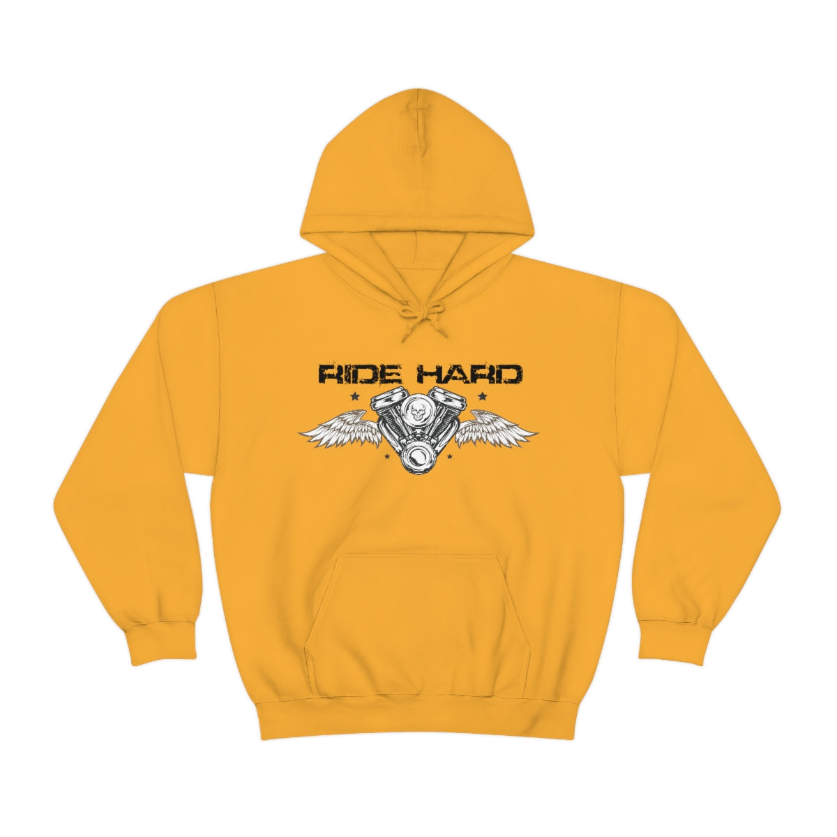 Ride Hard (Black Letter) Unisex Heavy Blend™ Hooded Sweatshirt
