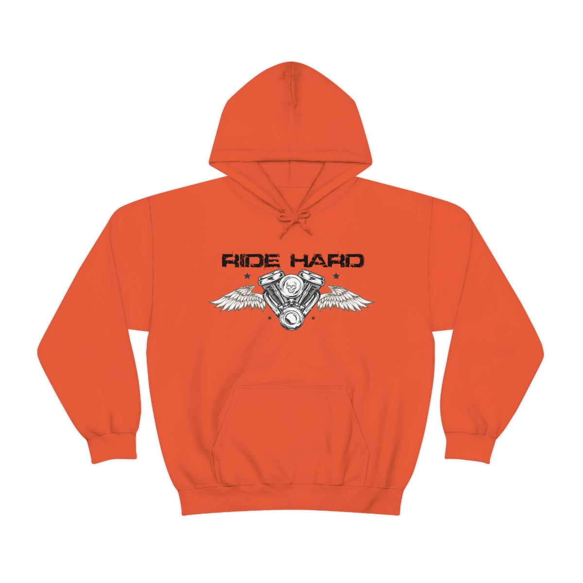 Ride Hard (Black Letter) Unisex Heavy Blend™ Hooded Sweatshirt