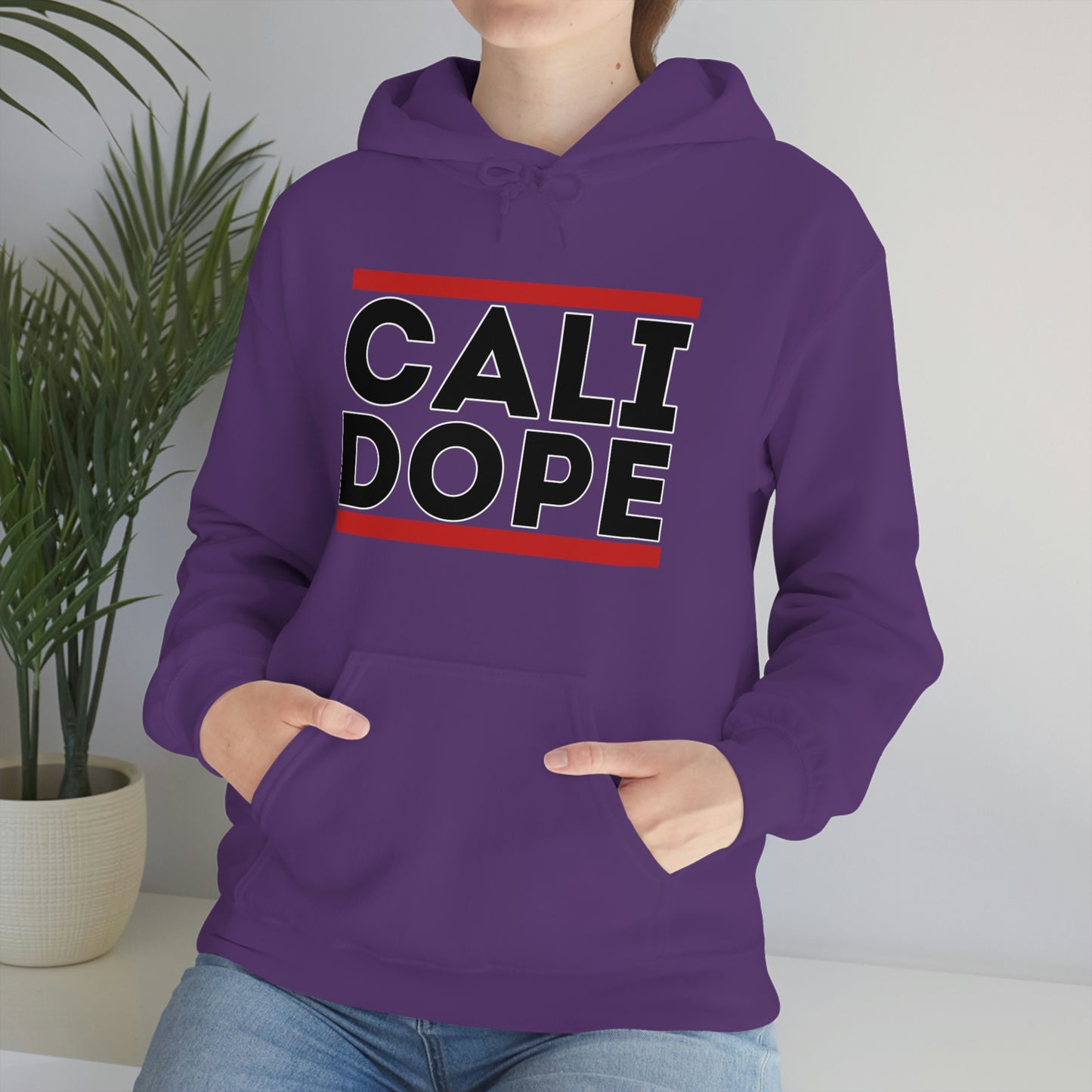 Cali Dope (Black Letters) Unisex Heavy Blend™ Hooded Sweatshirt