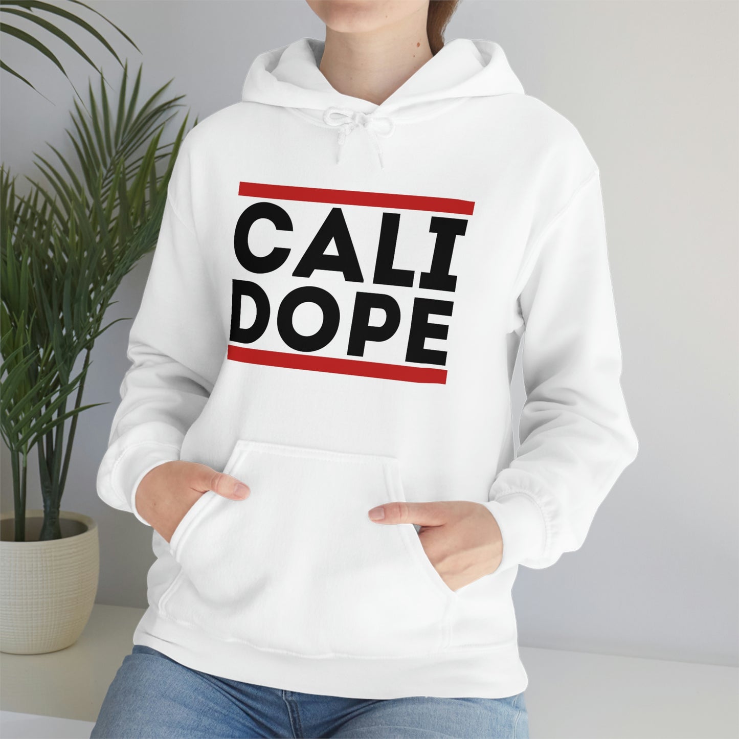 Cali Dope (Black Letters) Unisex Heavy Blend™ Hooded Sweatshirt