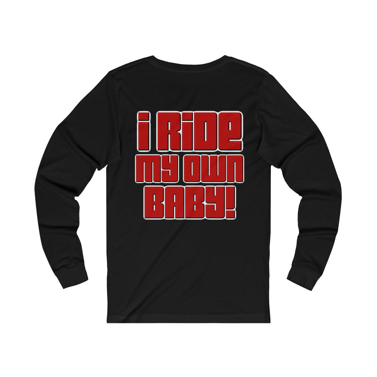 Bagger Babe (Red Letters) Unisex Jersey Long Sleeve Tee