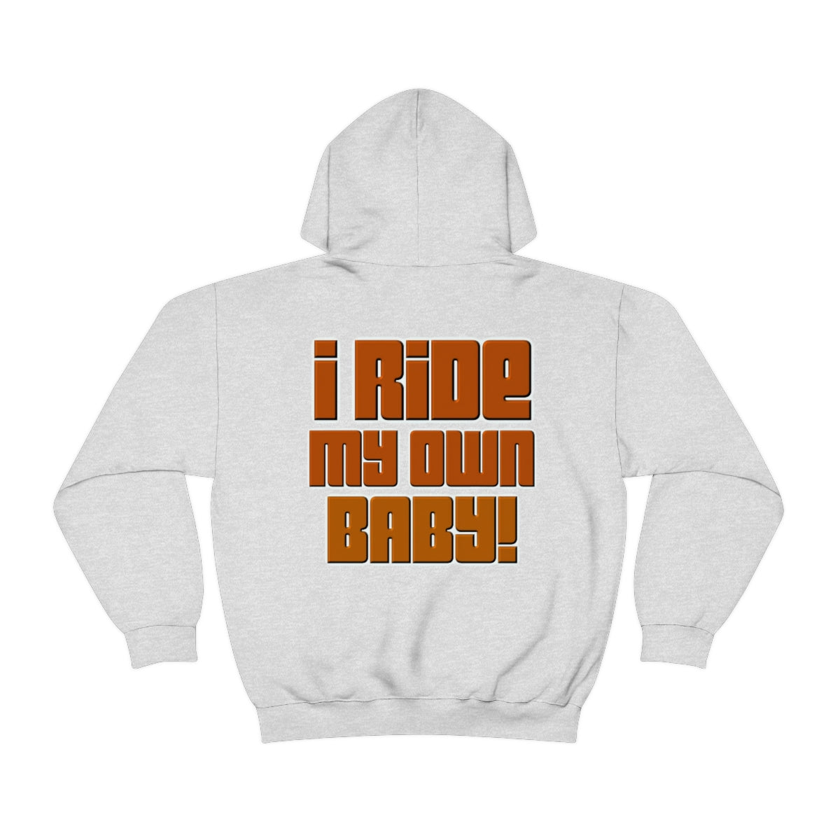 Bagger Babe ( Orange Letter ) Unisex Heavy Blend™ Hooded Sweatshirt