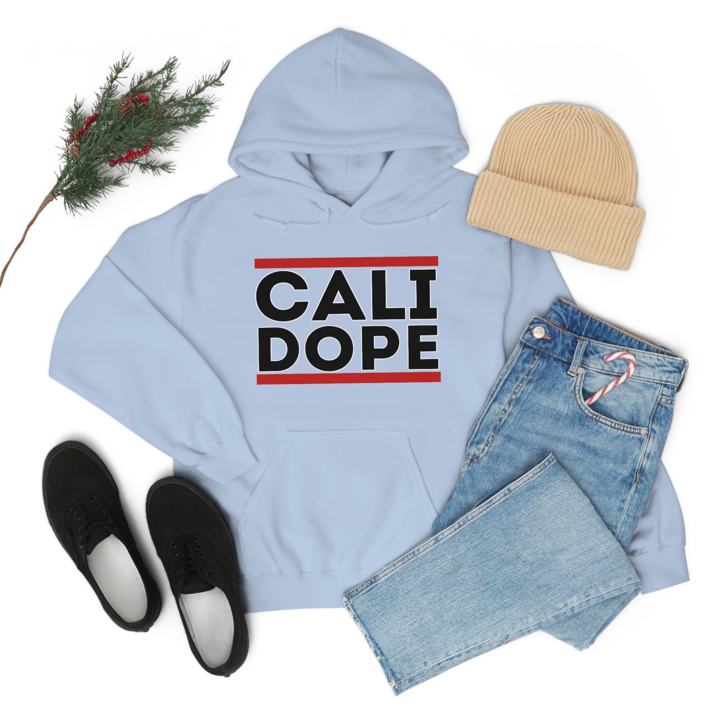 Cali Dope (Black Letters) Unisex Heavy Blend™ Hooded Sweatshirt