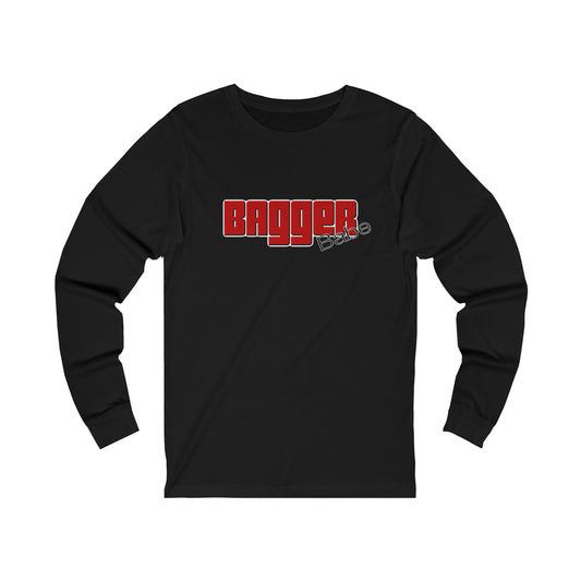 Bagger Babe (Red Letters) Unisex Jersey Long Sleeve Tee