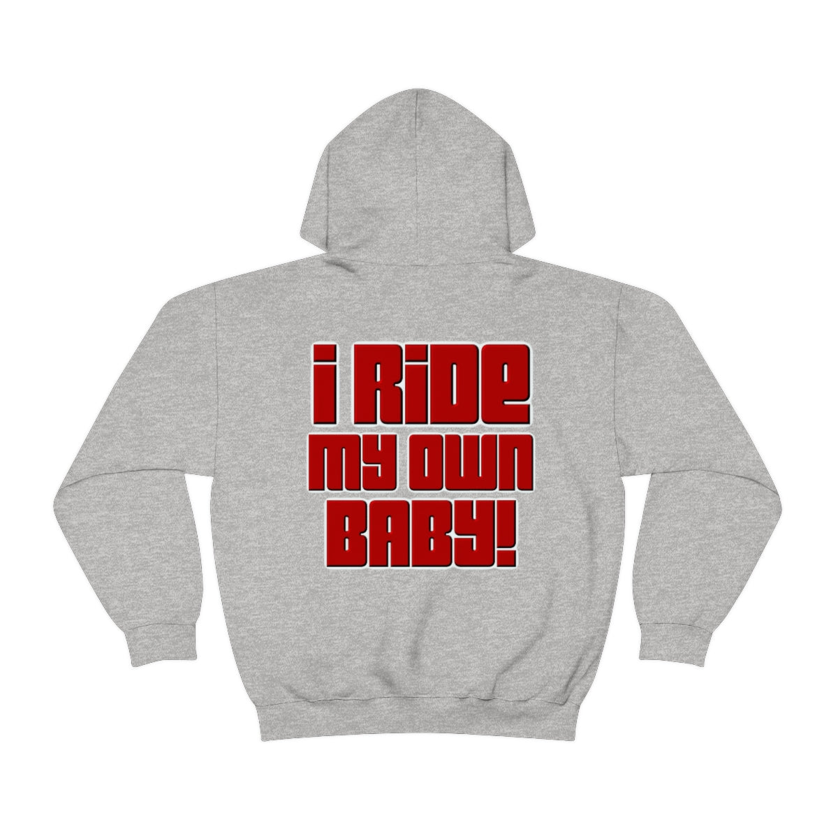 Bagger Babe (Red Letters) Unisex Heavy Blend™ Hooded Sweatshirt