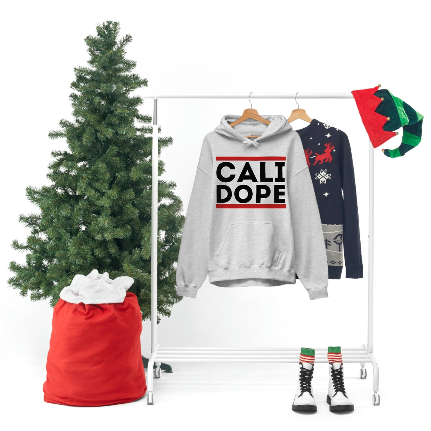 Cali Dope (Black Letters) Unisex Heavy Blend™ Hooded Sweatshirt