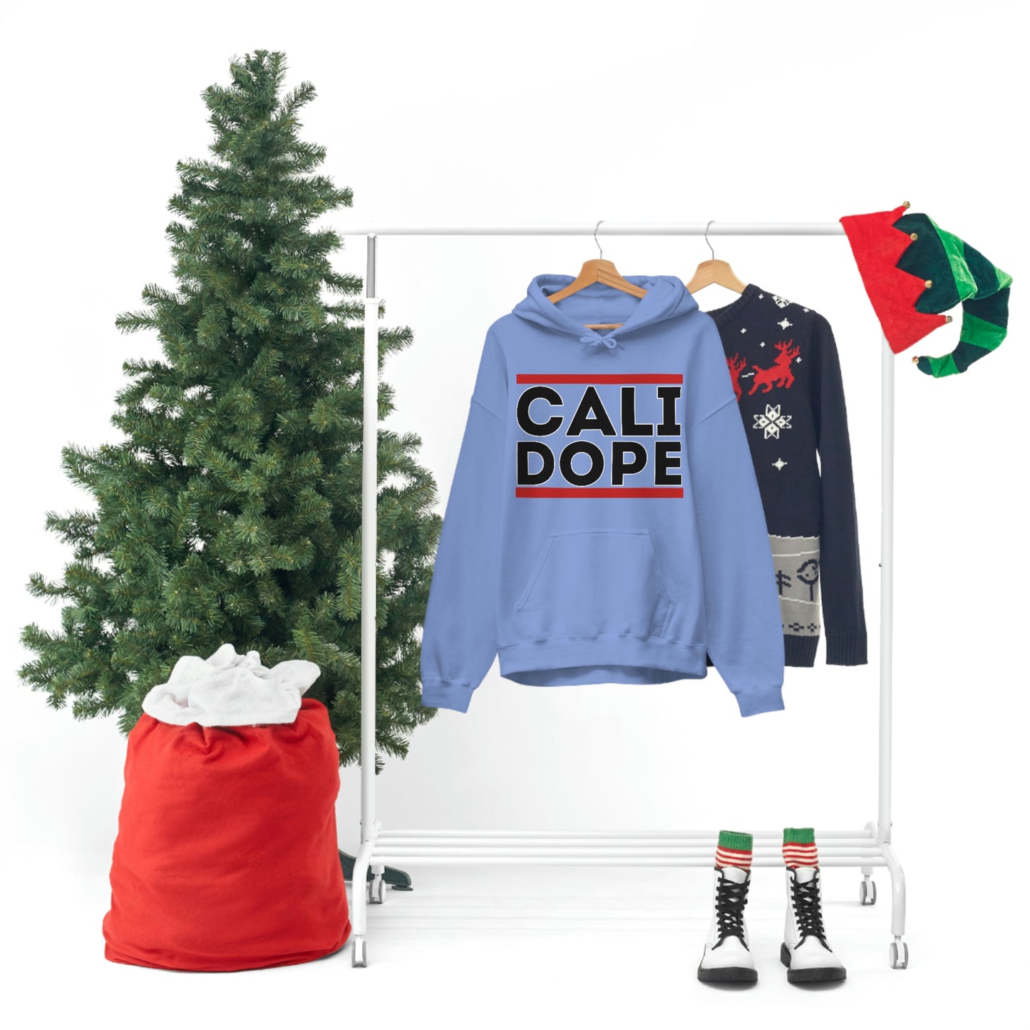 Cali Dope (Black Letters) Unisex Heavy Blend™ Hooded Sweatshirt