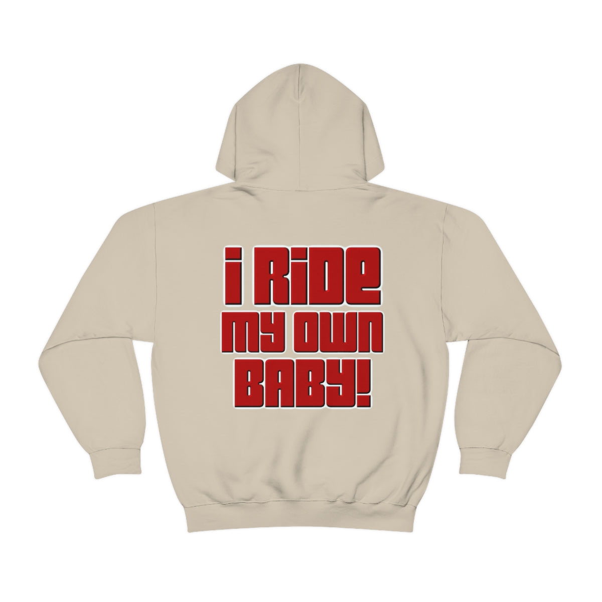 Bagger Babe (Red Letters) Unisex Heavy Blend™ Hooded Sweatshirt