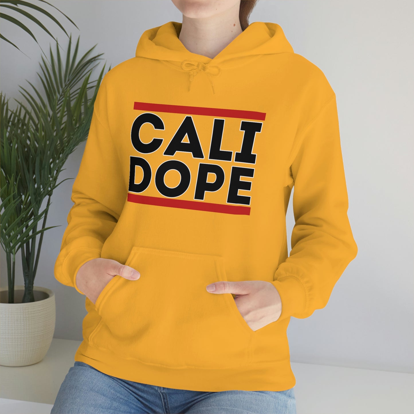 Cali Dope (Black Letters) Unisex Heavy Blend™ Hooded Sweatshirt