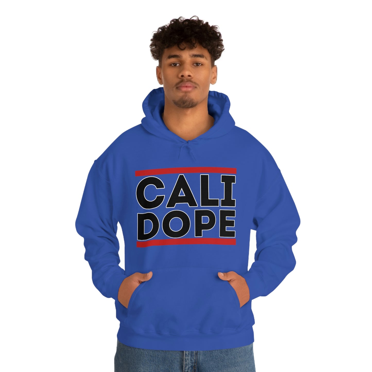 Cali Dope (Black Letters) Unisex Heavy Blend™ Hooded Sweatshirt