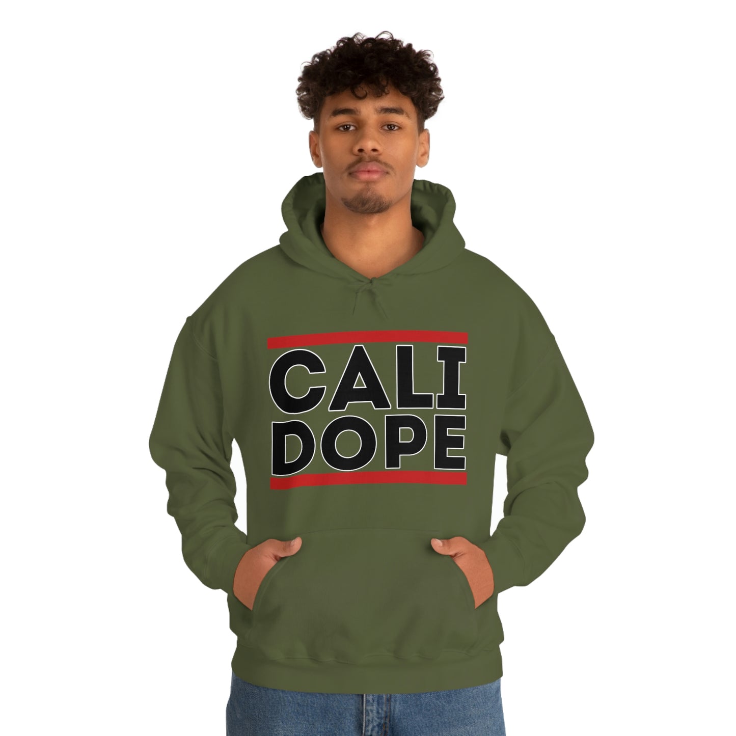 Cali Dope (Black Letters) Unisex Heavy Blend™ Hooded Sweatshirt