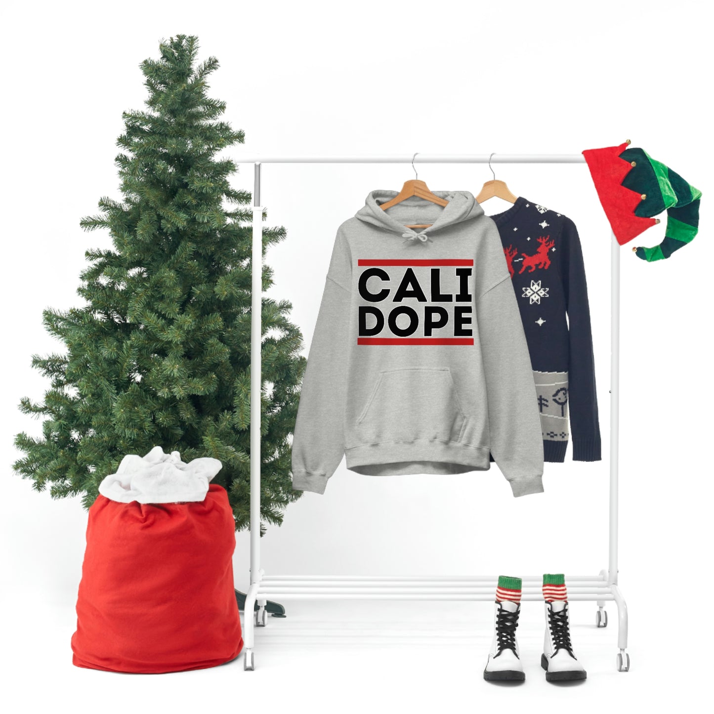 Cali Dope (Black Letters) Unisex Heavy Blend™ Hooded Sweatshirt