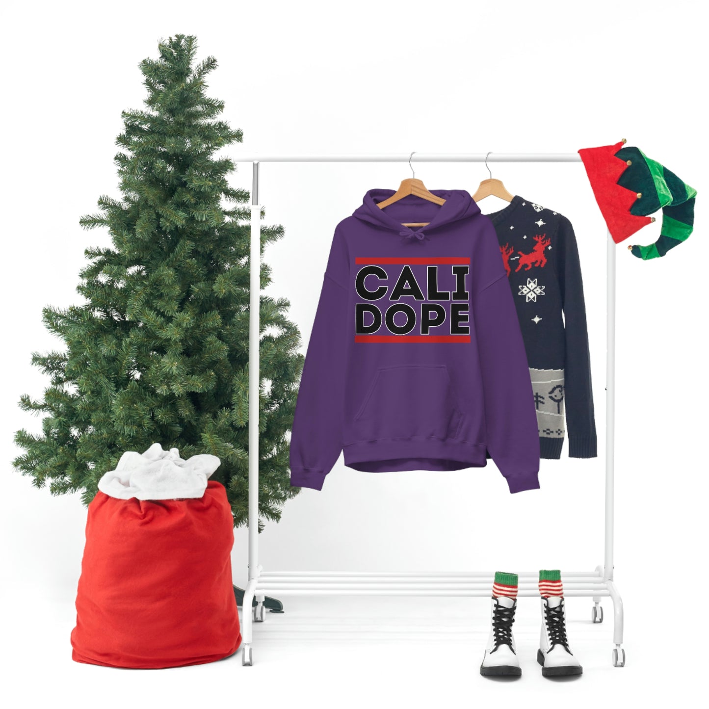 Cali Dope (Black Letters) Unisex Heavy Blend™ Hooded Sweatshirt