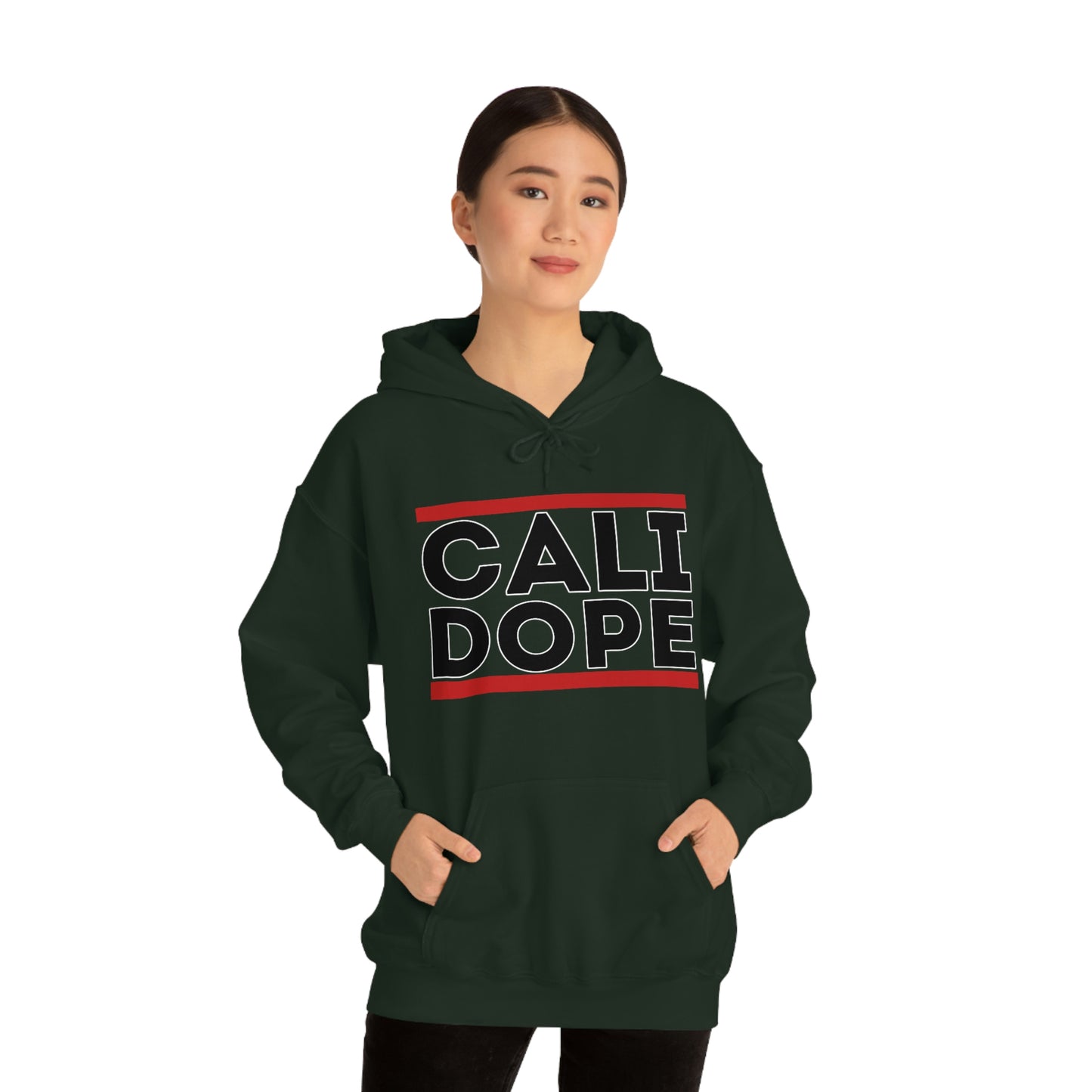 Cali Dope (Black Letters) Unisex Heavy Blend™ Hooded Sweatshirt