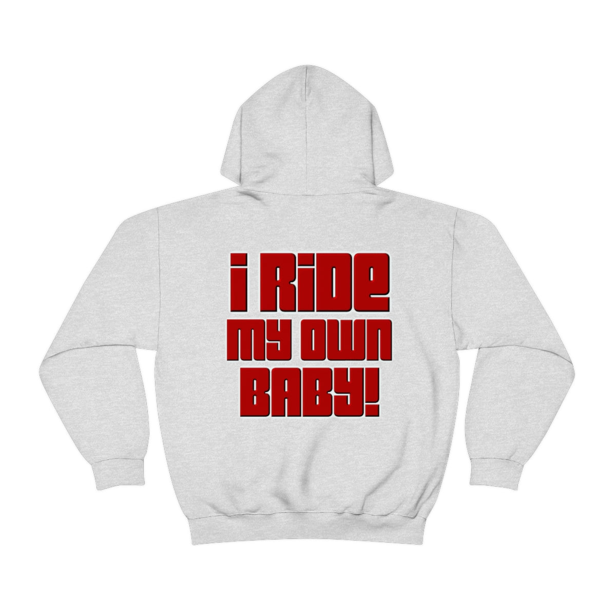 Bagger Babe (Red Letters) Unisex Heavy Blend™ Hooded Sweatshirt