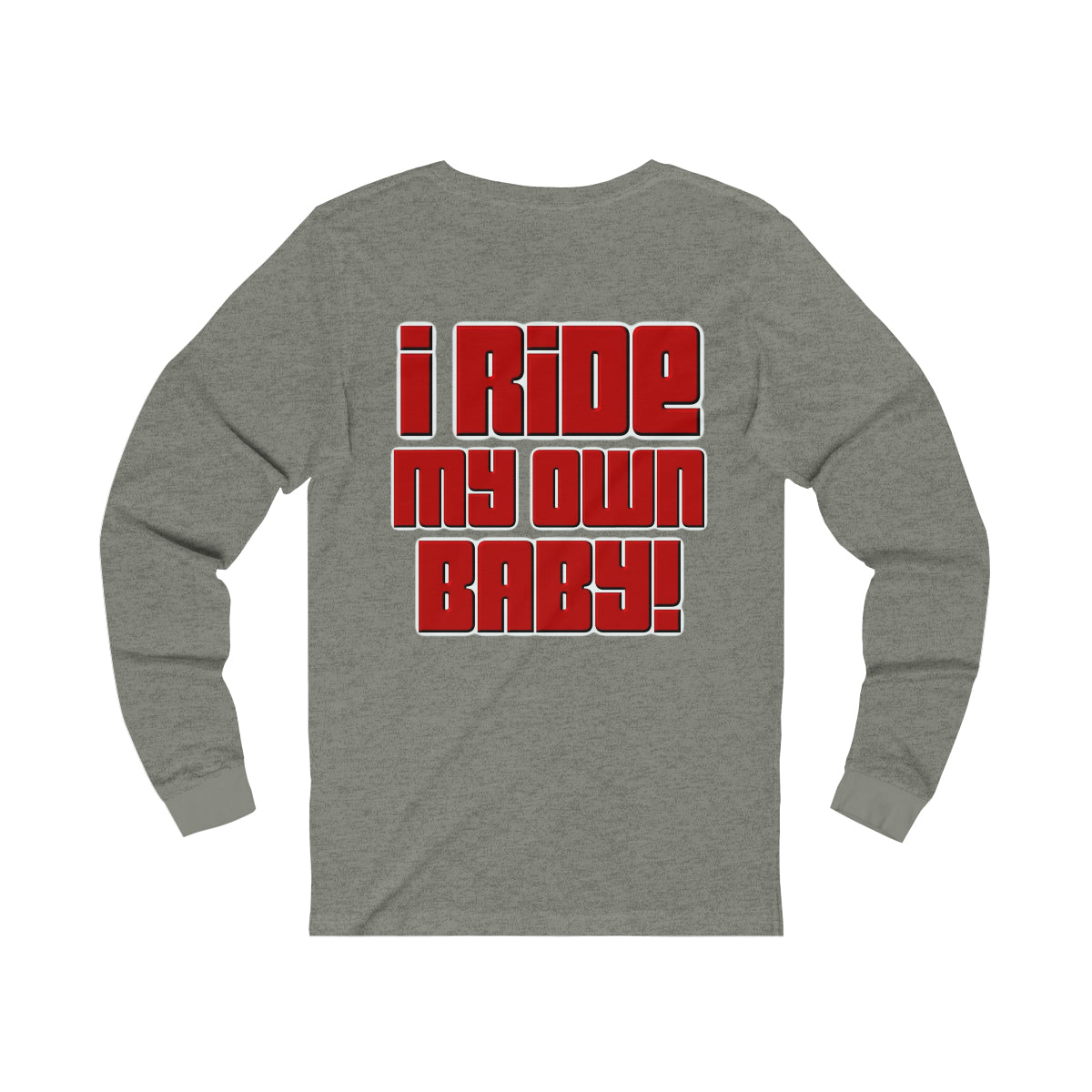 Bagger Babe (Red Letters) Unisex Jersey Long Sleeve Tee