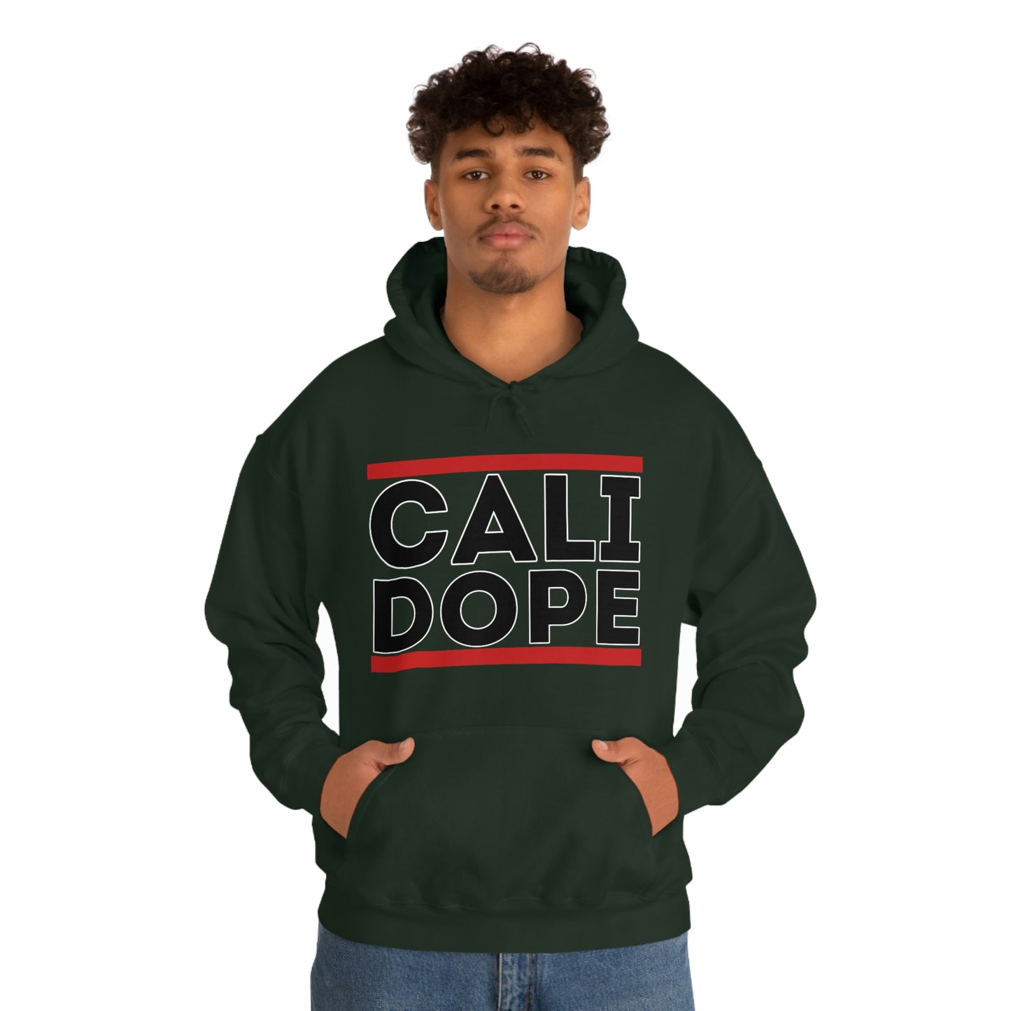 Cali Dope (Black Letters) Unisex Heavy Blend™ Hooded Sweatshirt