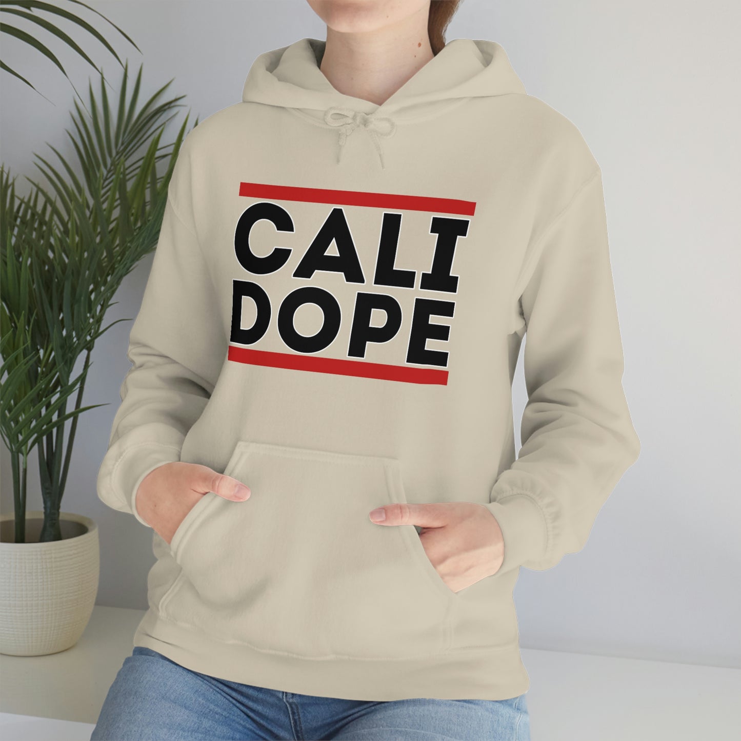 Cali Dope (Black Letters) Unisex Heavy Blend™ Hooded Sweatshirt
