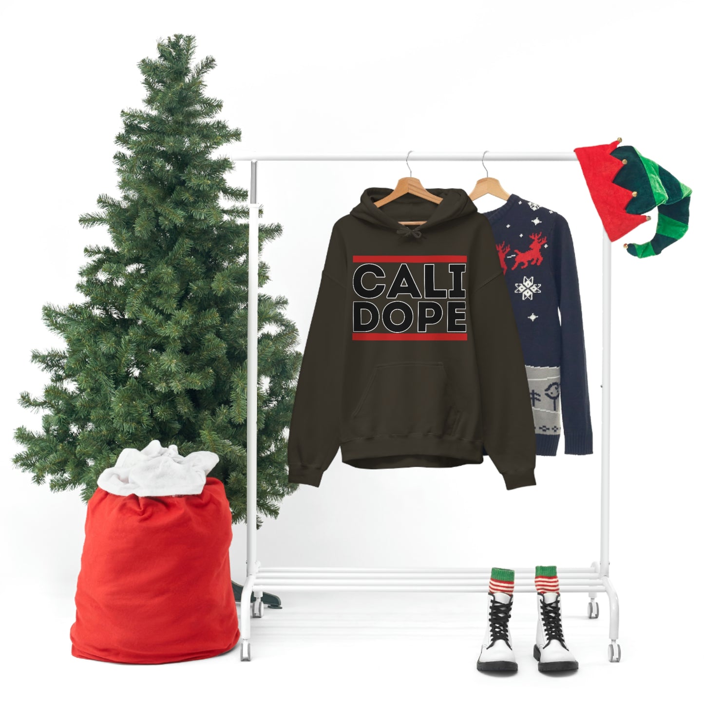 Cali Dope (Black Letters) Unisex Heavy Blend™ Hooded Sweatshirt