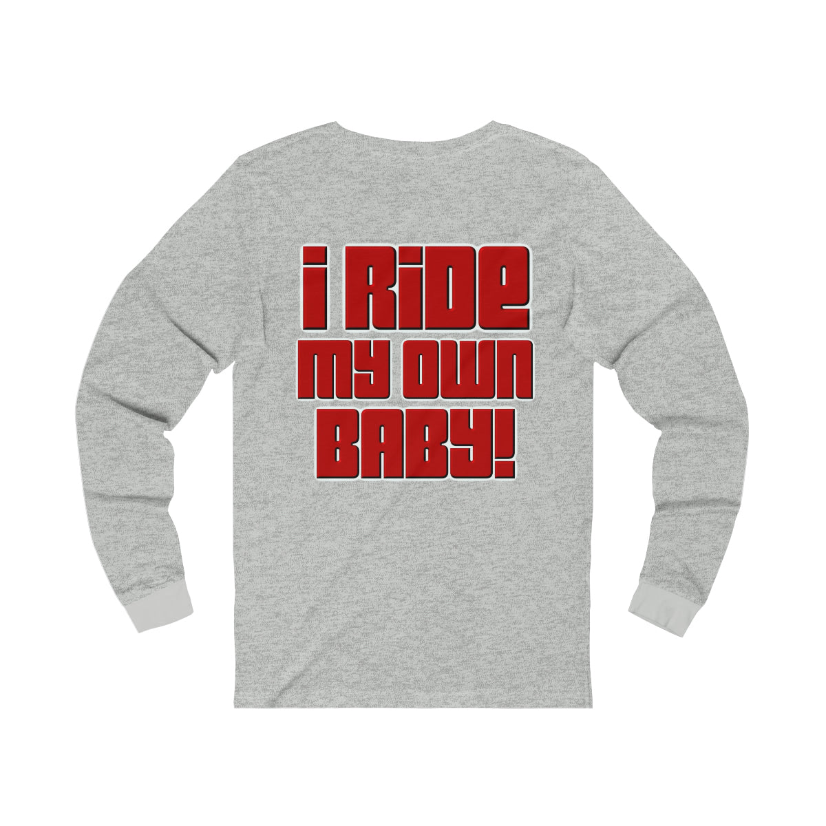 Bagger Babe (Red Letters) Unisex Jersey Long Sleeve Tee