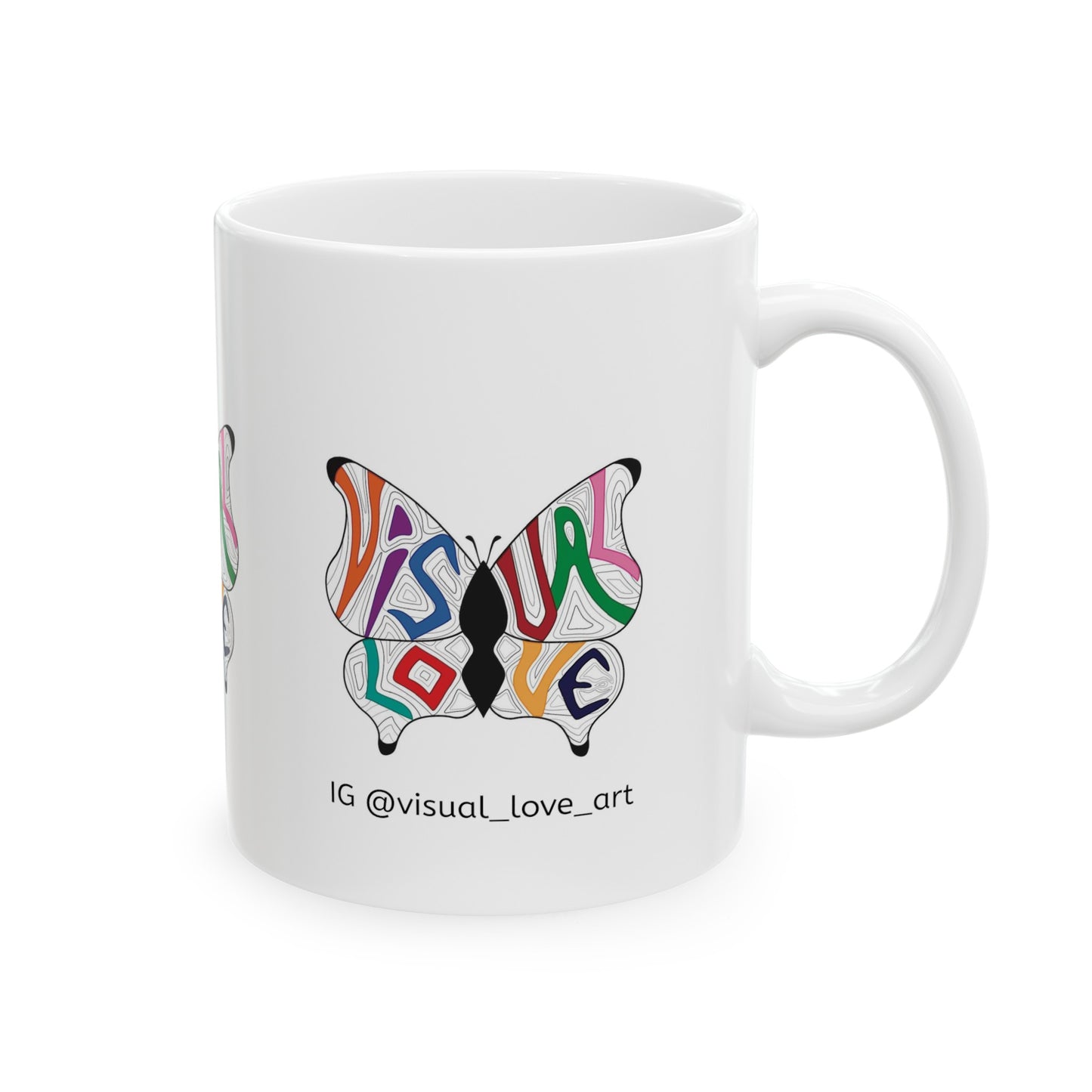 "Visual Love" Ceramic Mug 11oz