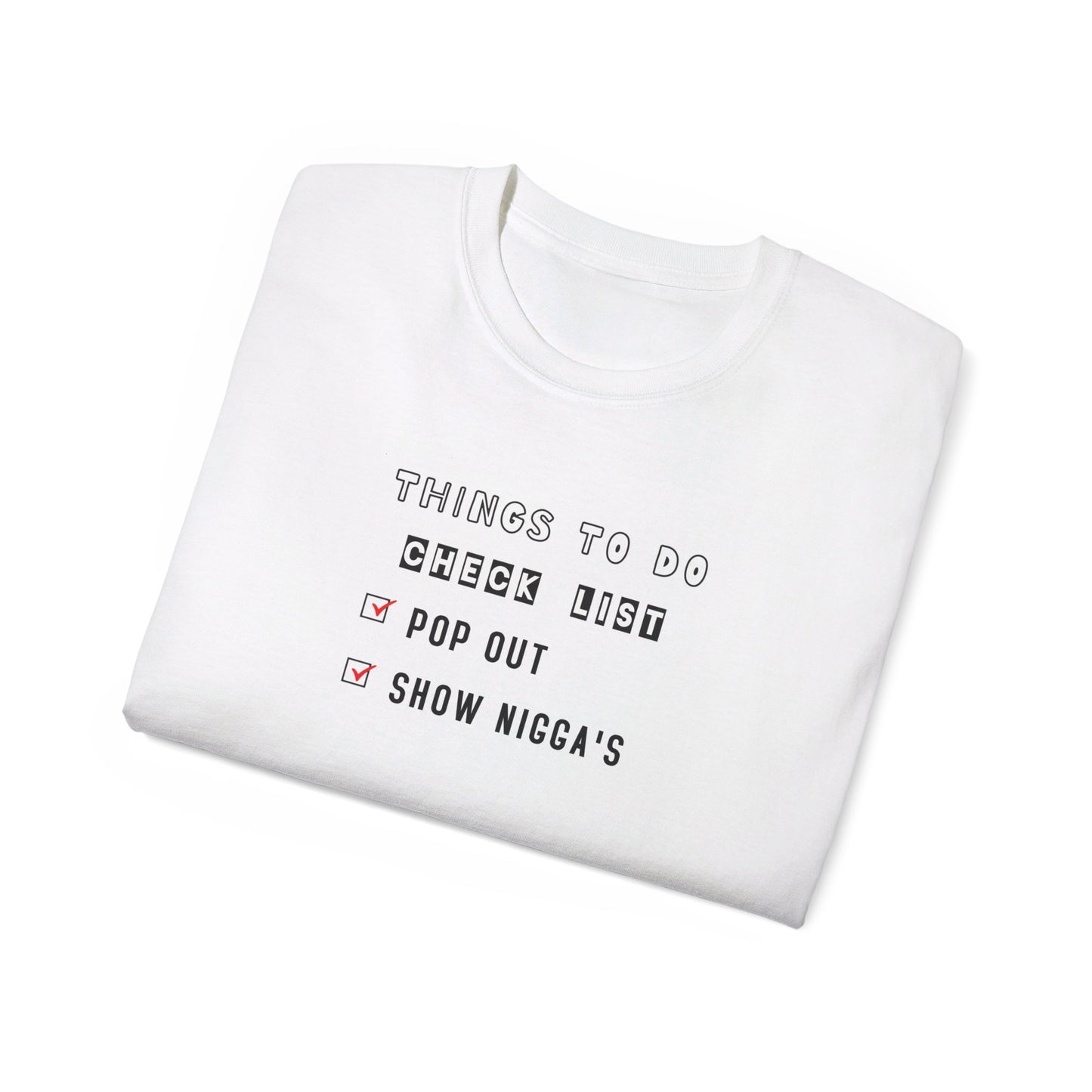 To Do List Unisex Ultra Cotton Tee