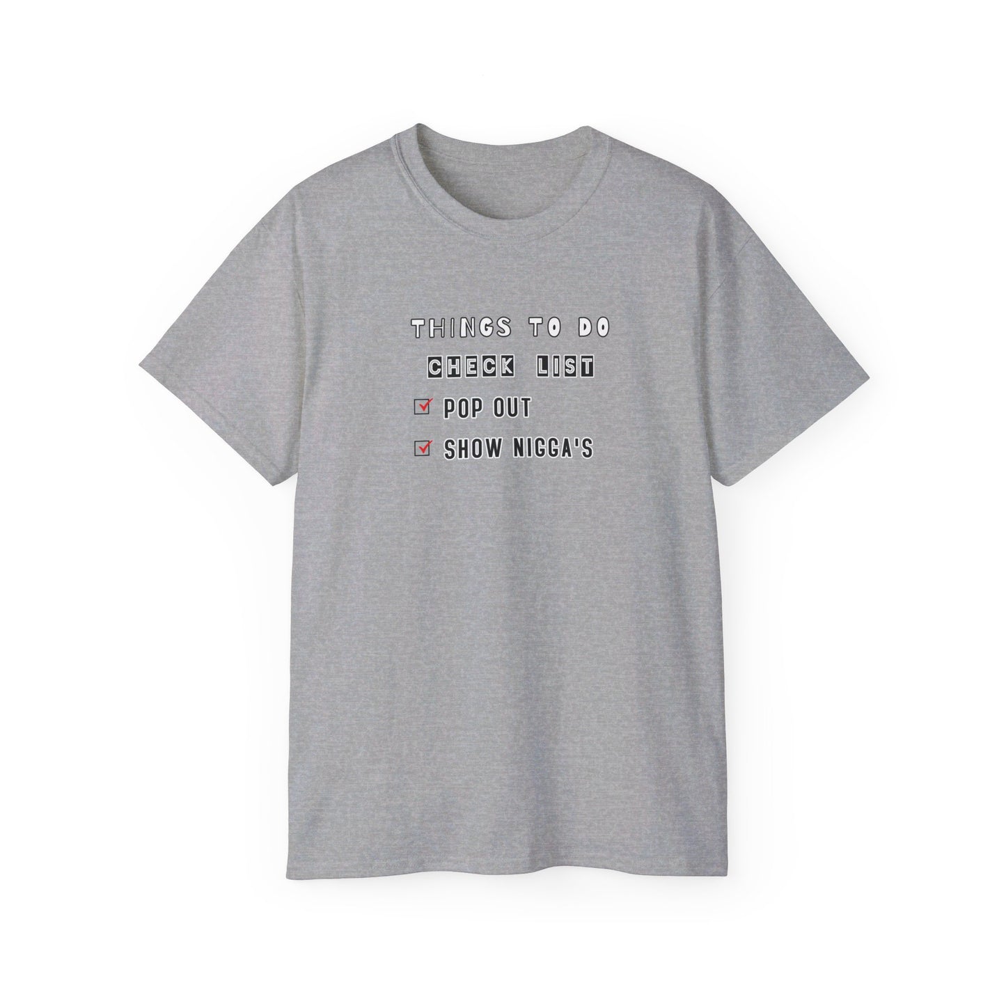 To Do List Unisex Ultra Cotton Tee