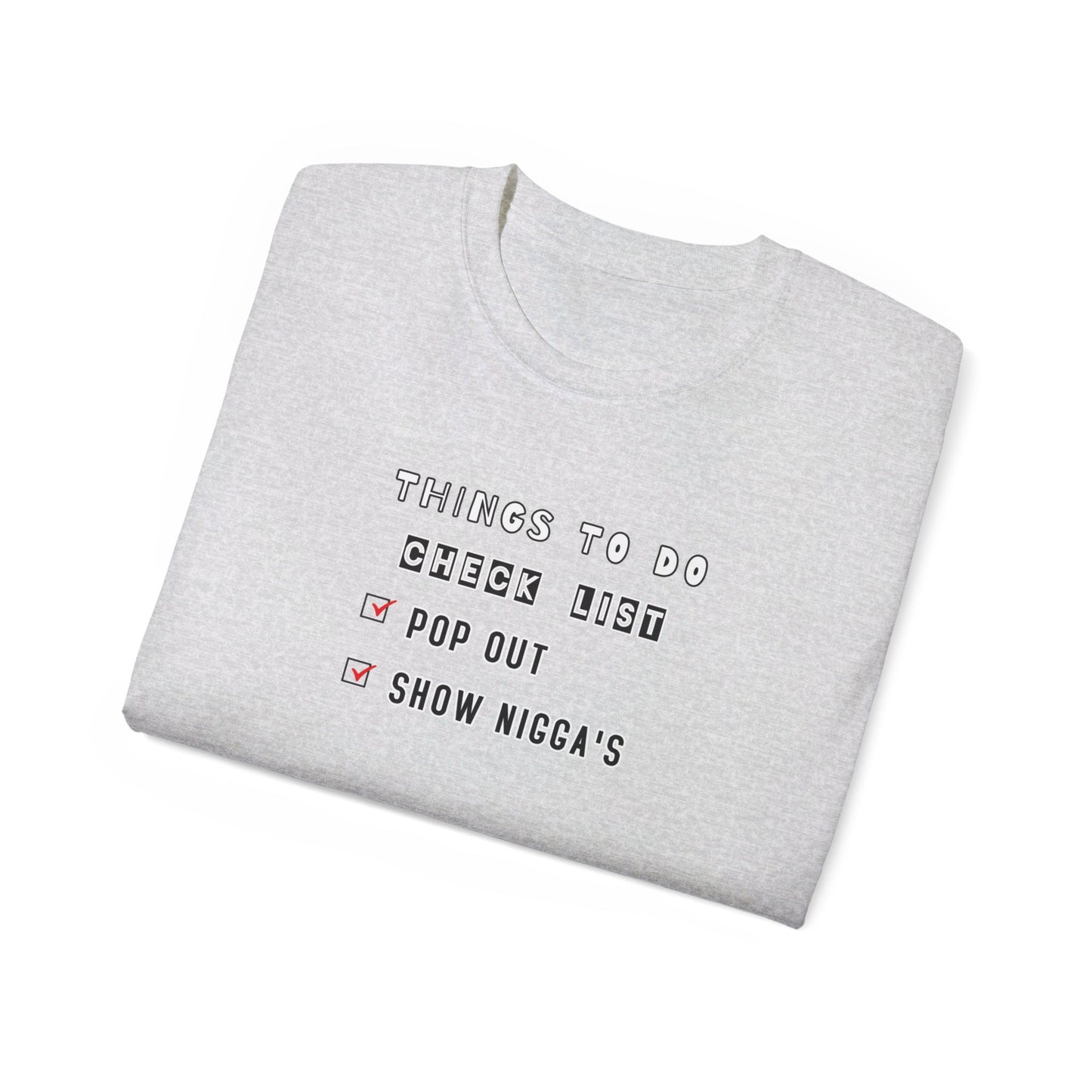 To Do List Unisex Ultra Cotton Tee