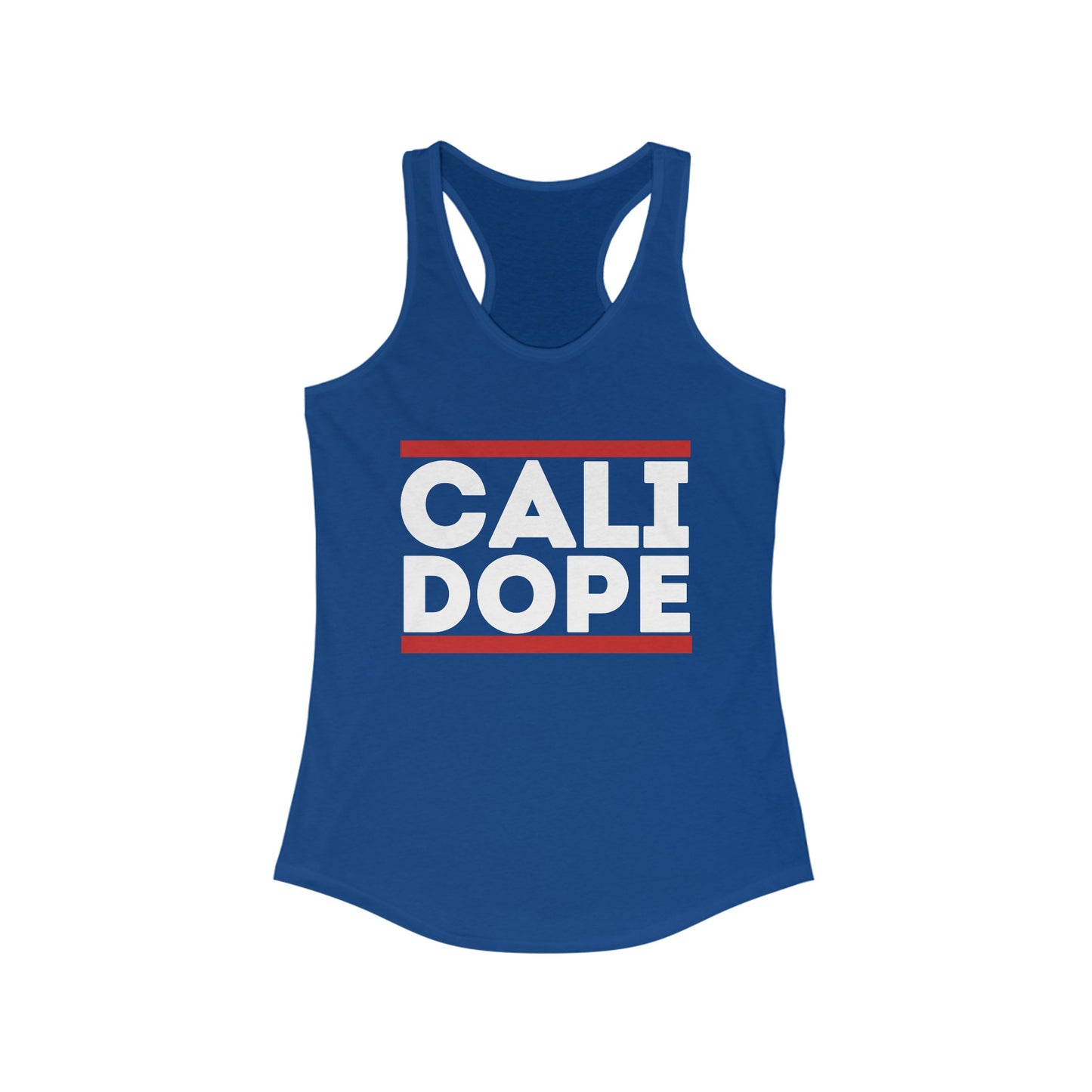 Cali Dope Women's Ideal Racerback Tank