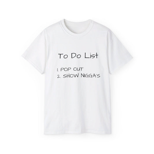 To Do List v2 Unisex Ultra Cotton Tee